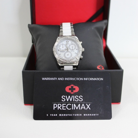 Swiss Precimax Women's SP12075 Diamon Watch - Picture 1 of 7